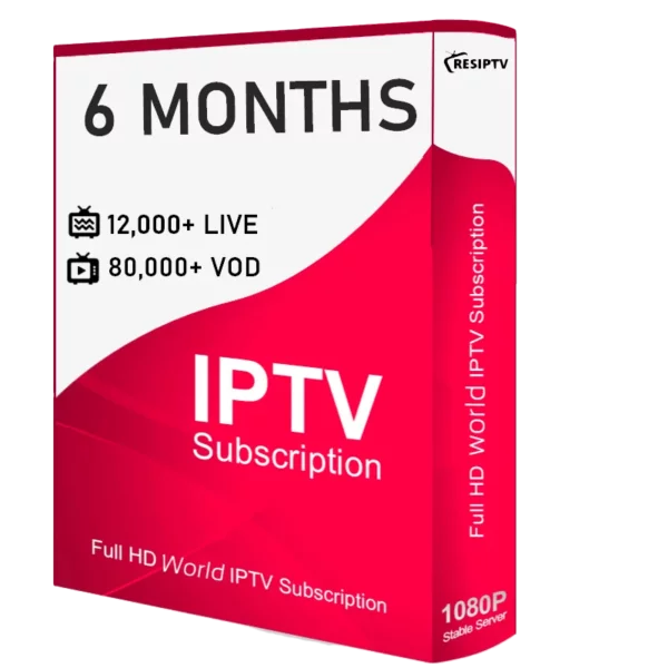 IPTV subscription 6 months